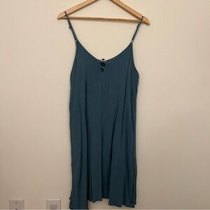 Roxy teal shift dress